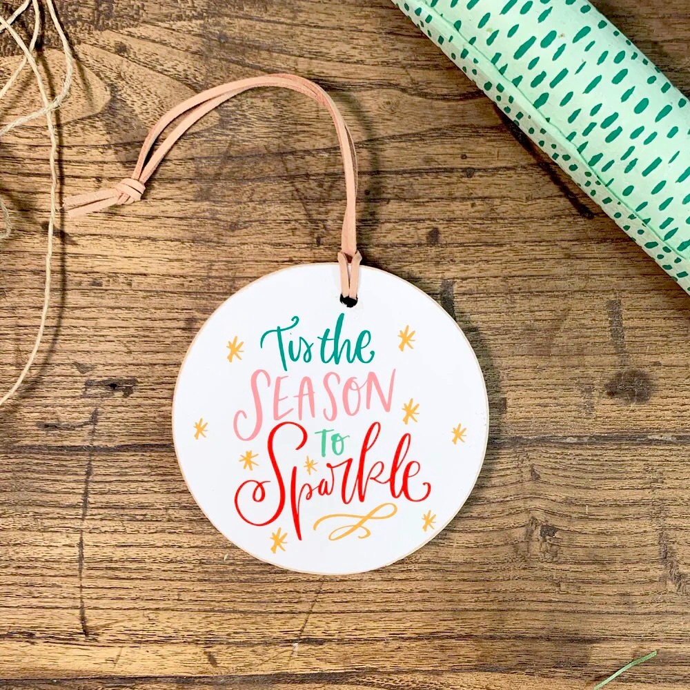 CHRISTMAS ORNAMENTS - TIS THE SEASON TO SPARKLE